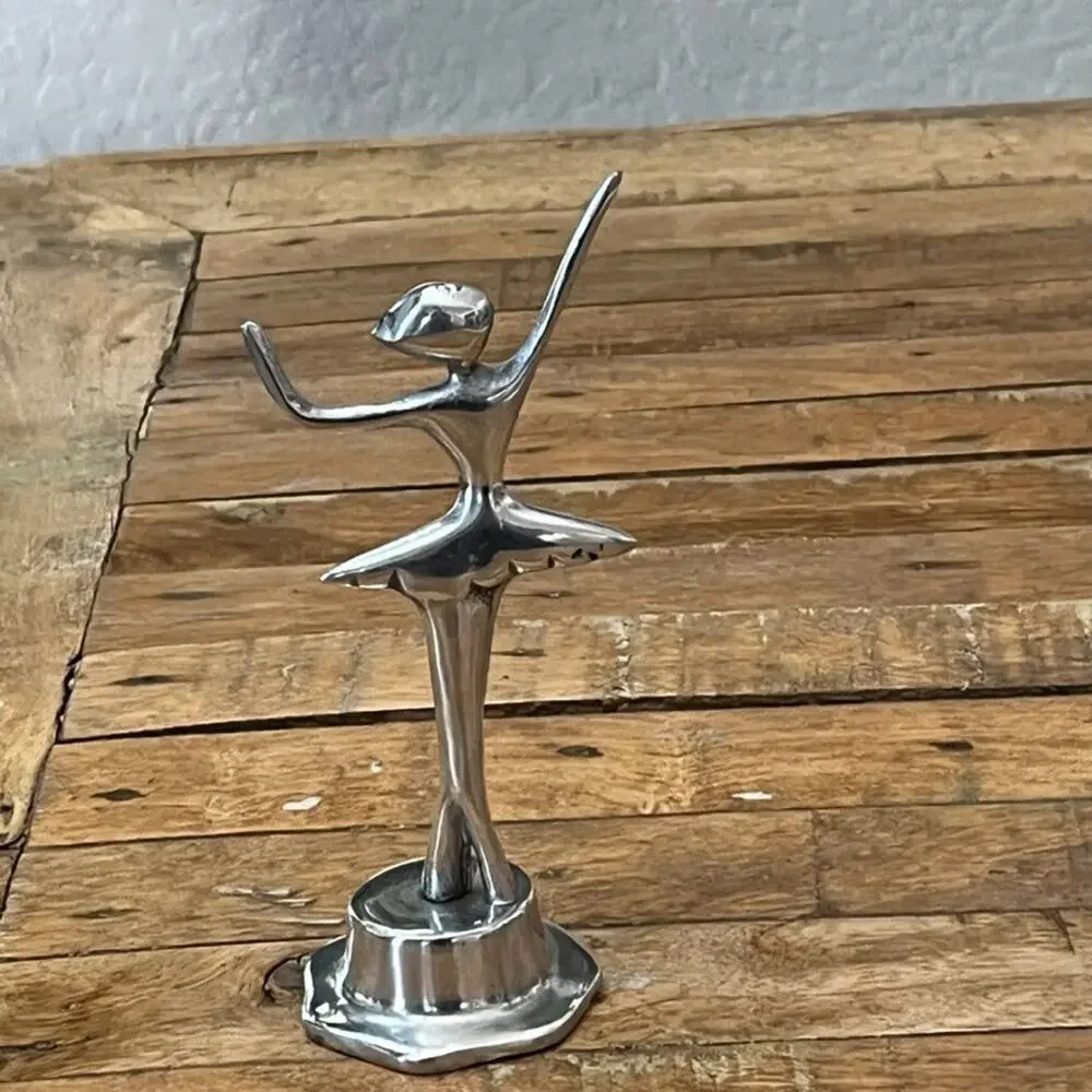 Pewter Ballet Jewelry Holder 6